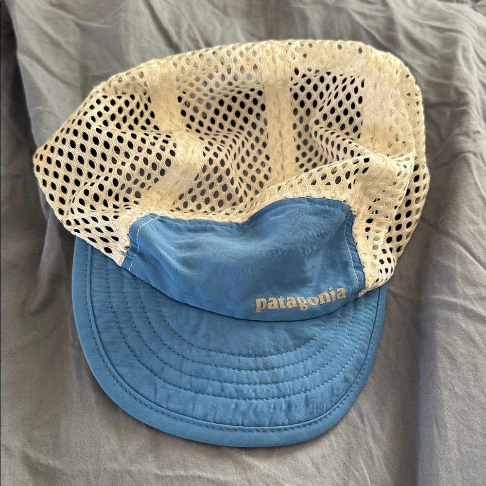 Patagonia duckbill cap blue mens WORN 1x!